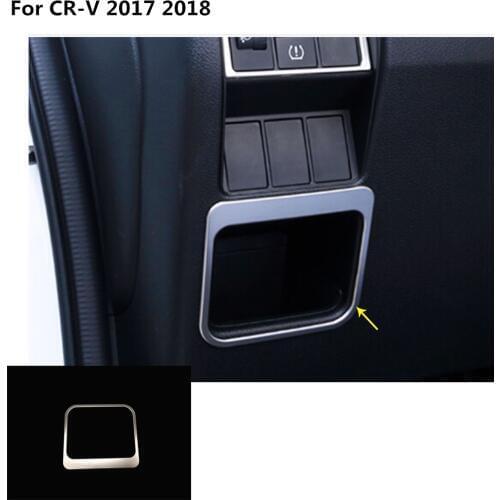 High quality car trim Glove Container switch Storage case box trim hoods Co-driver moulding For Honda CRV CR-V 2017 2018