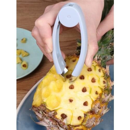Pineapple eye clip strawberries remove the stalk of the device with tomato fruit core digging knife cutting tool
