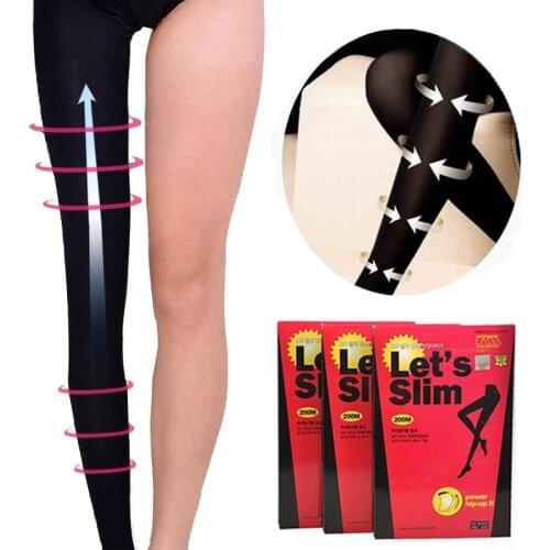 1 Pair Women Slim Tights Compression Stockings Pantyhose Varicose Veins Pantyhose Fat/Calorie Burn Leg Shaping Stocking
