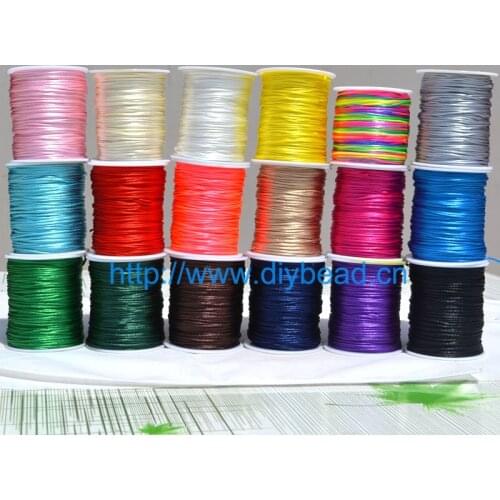 18 Colors 10m Nylon Cord Thread DIY Chinese Knot Macrame Cord Bracelet Braided String DIY Tassels Beading Making String Thread