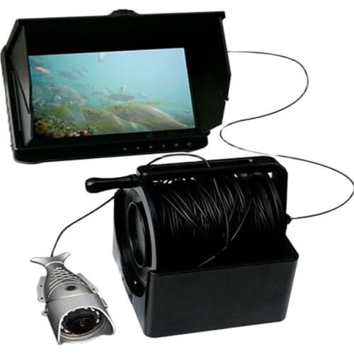 7" LCD Display recorder Fishing Camera 0.0001Lux@F1.2 2.0MP video receiver underwater checking camera IR LED fish finder camera