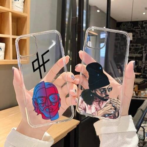 PNL QLF Rapper Phone Case Transparent soft For iphone 5 5s 5c se 6 6s 7 8 11 12 plus mini x xs xr pro max