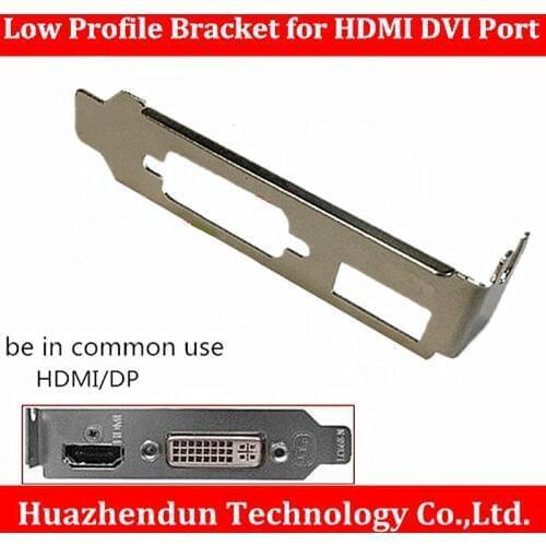 DEBROGLIE 20PCS Low Profile Bracket Adapter HDMI DVI Port baffle For Half Height Graphic Video Card