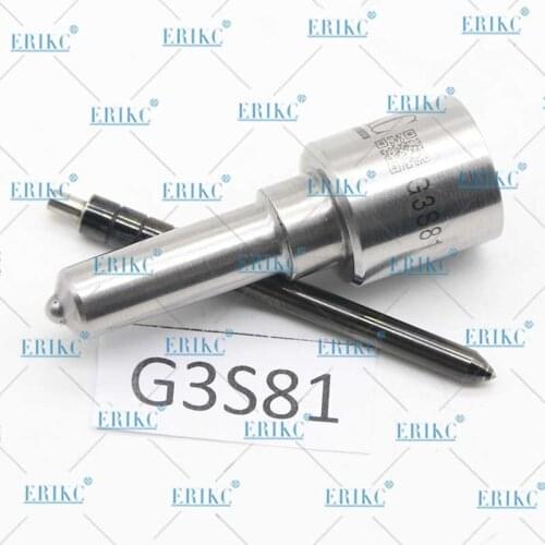 G3S81 New Diesel Injector Nozzle G3S81 Common Rail Spare Parts Injector Black Coated Needle Nozzle For Denso Auto Fuel Injection
