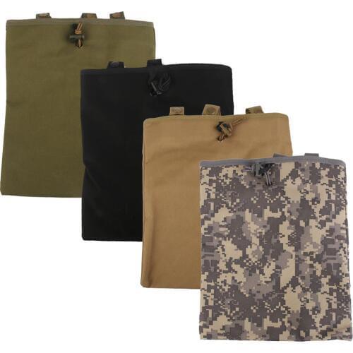 Quality Nylon Military Paintball Molle Tactical Magazine DUMP Drop Utility Pouch Bag Camping Hiking Outdoor Accessory Travel Kit
