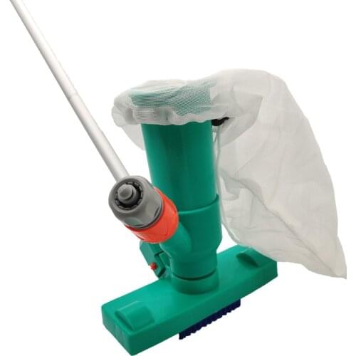 Portable Vacuum Jet Brush Swimming Pool Cleaning Kit Suction Head Cleaner Swimming Pool Accessories Spa Pond Cleaning Tools