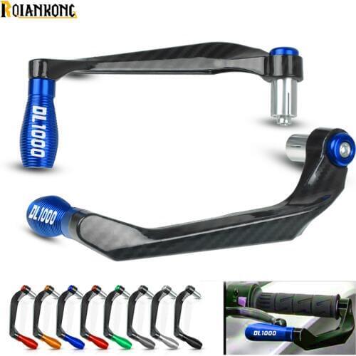 Motorcycle Handlebar Grips Guard Brake Clutch Levers Guard Protector For Suzuki V-Strom DL1000 2002-2017 2016 2015 2014 2013