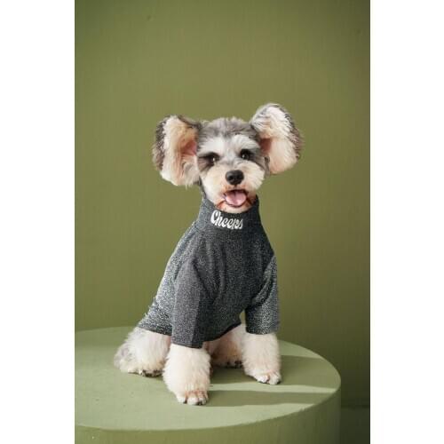 Pet Bottom Shirt Dog Home Clothing Autumn Clothes For Small Dogs Cat Clothing For Teddy Schnauzer Pug Hoodies For Puppy Sweater