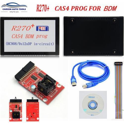 Newest 1.20 R270+ V1.20 Auto R270 CAS4 BDM Programmer R270+ CAS4 BDM R270 PLUS Professional for b-mw auto key programming tools