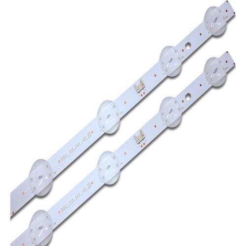 New Kit 2 PCS 8LEDs 600mm LED backlight strip for LG 32LJ510U HC320DXN-ABSL1-A142 SSC_32LJ61_HD S SSC_32LJ61_HD_8LED