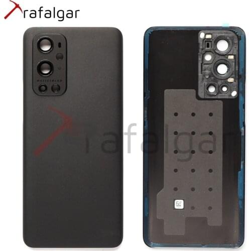 Original For Oneplus 9 Pro Back Battery Cover Glass Panel Rear Door Housing Case Oneplus 9 Pro Battery Cover With Camera Lens