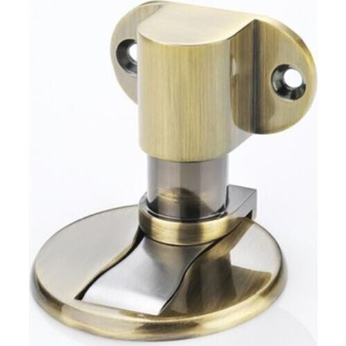 Adjustable Door Holder Alloy Magnetic Door Stopper Non-punch Sticker Water-proof