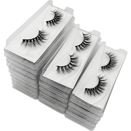Mink Eyelashes Set Bulk Lashes Fluffy Wholesale Eyelashes Package Dramatic Fake Eyelashes Natural 3d Mink Lashes Pack