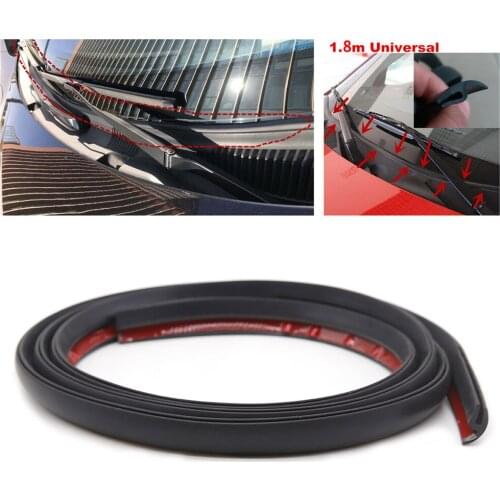 Universal Car Window Seal 1.8M Dustproof Waterproof Rubber Sealing Band Strip For BMW E60 E39 Model 3 Civic CRV Windshield Seal