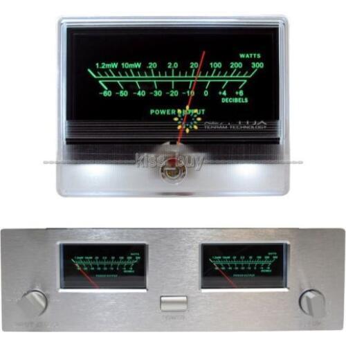 VU Panel Meter Audio Power Amplifier Indicator DB Table Level Header Backlight