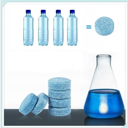 10pcs Car Solid Cleaner Effervescent Tablets Spray for Mitsubishi ASX Endeavor Expo Montero Galant Grandis Lancer Mirage