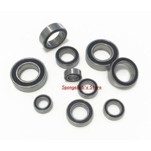 10pcs/Lot MR104-2RS / MR105-2RS / MR106-2RS / MR115-2RS The Rubber Sealing Thin Wall Deep Groove Ball Miniature Bearing