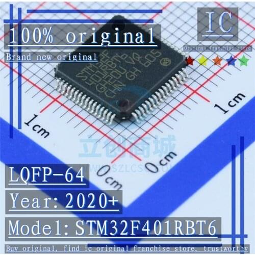 2020+ 100% Brand new original 1PCS-5PCS STM32F401RBT6 LQFP-64 Microcontroller chip