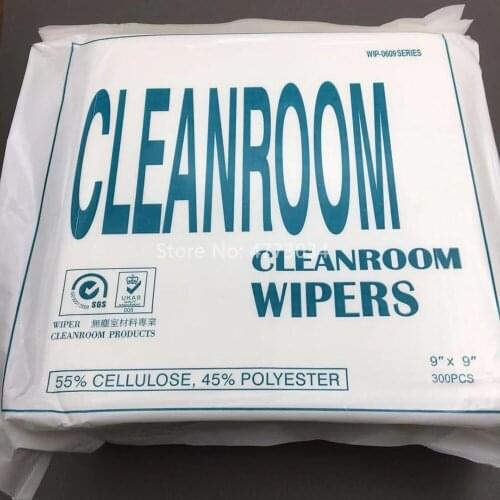 300PCS Cleanroom wiper paper clean room environment wiper for Epson SPT Konica Xaar printhead mimaki roland mutoh aifa printer