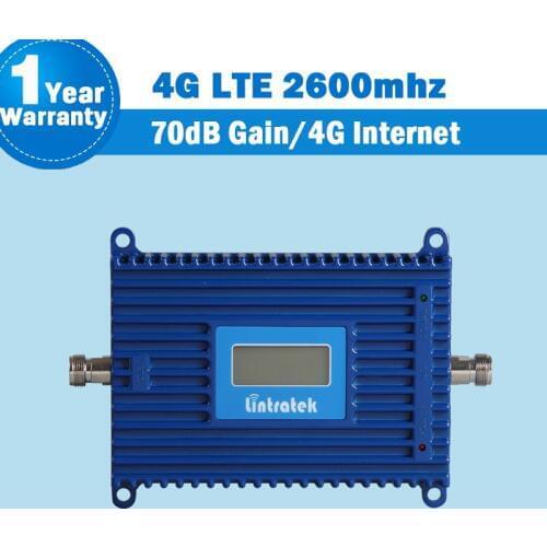 4G LTE 2600mhz Mobile Phone Signal Booster LCD Display 70dB Litratek 4G LTE 2600mhz Cell Phone Amplifier Repeater Repetidor S26