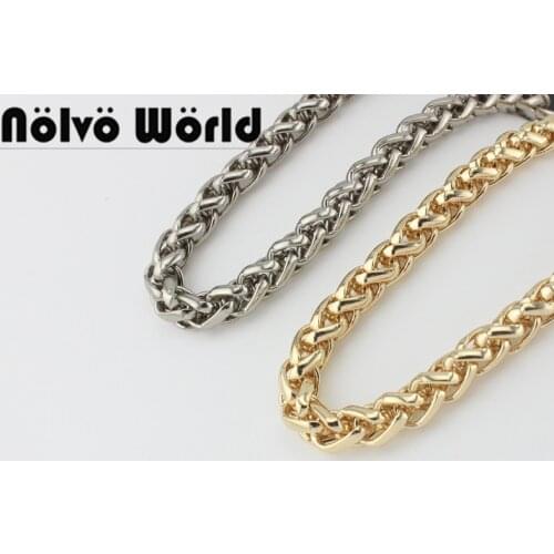 5 meters 5 colors 8mm wide wheat roller chain handle,Ladies Purse Belts Wheat Repair Chain