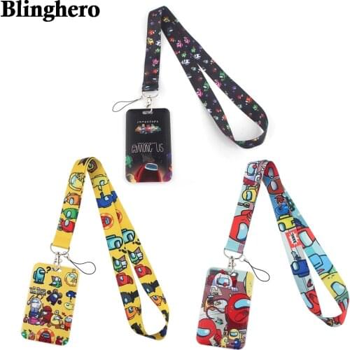 CB108 Game Keychain Astronaut Neck Strap Lanyards ID Badge Card Rope Chain Necklace Phone Gym Strap Necklace Gift Key Holder