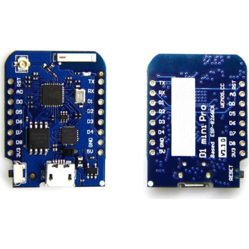 D1 mini Pro V1.1.0 - 16M bytes external antenna connector ESP8266 WIFI Internet of Things development board+antenna