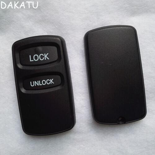 DAKATU 2 Buttons Remote Car Key Shell Entry Keyless Cover Case For Mitsubishi Eclipse Lancer Outlander