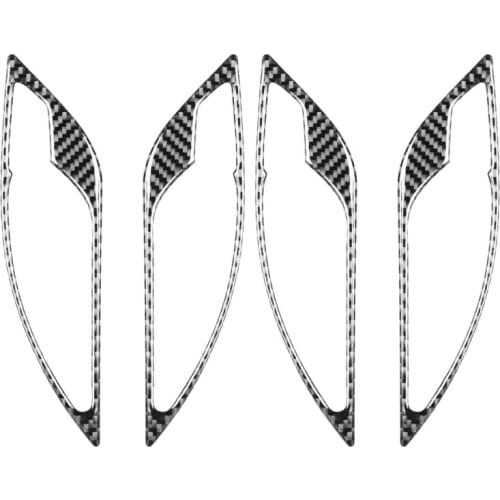 For BMW X1 E84 2011 2012 2013 2014 2015 Real carbon fiber auto Interior door handle cover trim