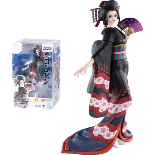 Bandai One Piece Figure Figuarts Zero Wano Country Kimono Nico Robin Model Anime Figure Action Toy Figure Toys for Children
