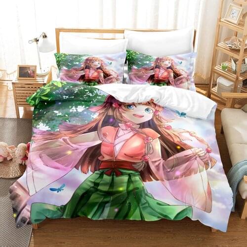 Hunter x Hunter Bedding Set Single Twin Full Queen King Size Hunter x Hunter Bed Set Childrens Kid Bedroom Duvetcover Sets 035