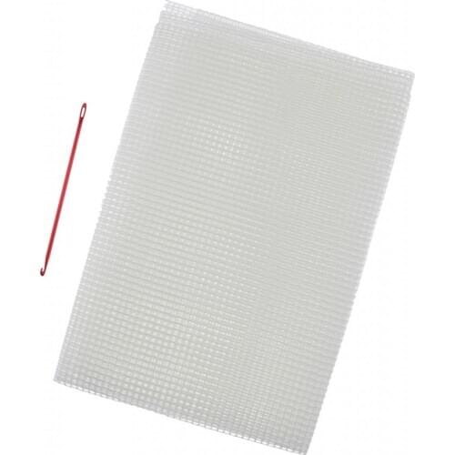 Sets Of Mesh Fabric With Crochet Hook Embroidery Art Cross Stitch Home Decor