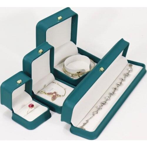Multi color Jewlery box PU Storage Tray Display Holder Bracelet Necklace Ring Storage Box Showcase Drawer Jewelry Organizer