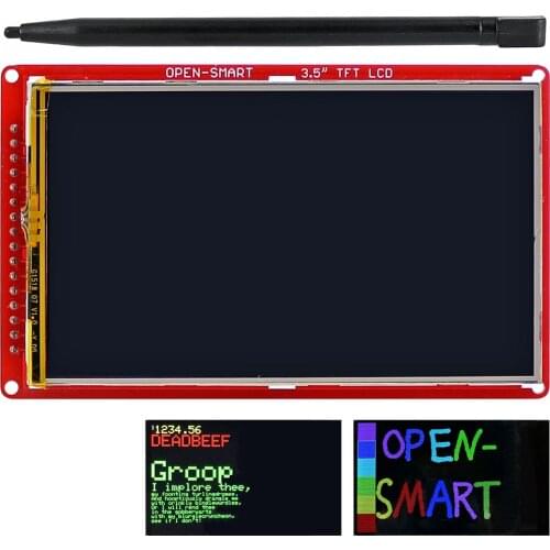 OPEN-SMART 3.5" Inch TFT LCD Display Shield Touch Screen Breakout Board Module with Touch Pen Compatible for Arduino