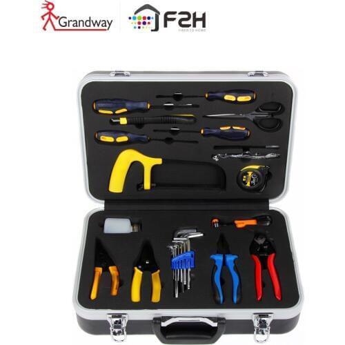 GW568 Cable Sheath Removal and Fusion Splicing Tool kit, fiber Optic Fusion Splicing Tool kit