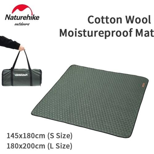 Naturehike Outdoor Cotton Wool Cushion Moisture Proof Warm Portable Storage Camping Polyester Fabric Machine Washable Mattress