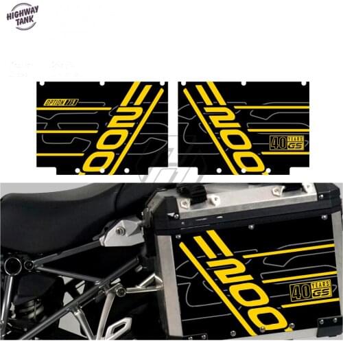 Motorcycle Decal Case for BMW 2004-2021 R1200GS R1250GS Adventure Aluminum Box Panniers 40 Year GS Sticker