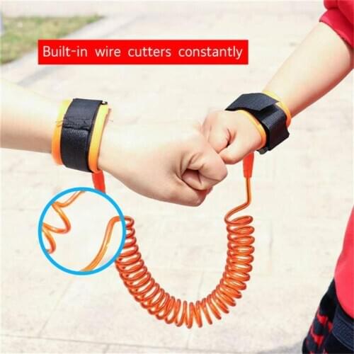 Toddler Kids Baby Safety Walking Harness Anti-lost Strap Wrist Leash Children Hand Belt Rope 2020 New Fashion Length 1.5M
