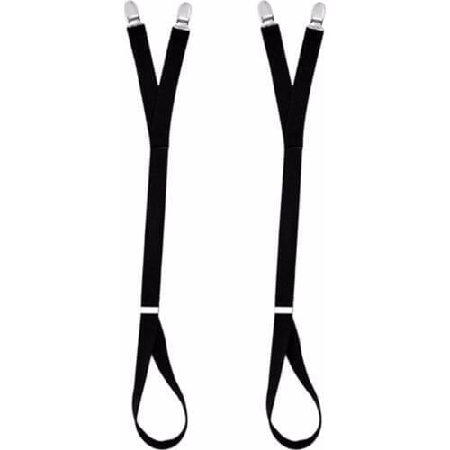 Elastic Shirt Stays Mens Suspenders Men Shirt Holder Gentleman Braces Adjustable Tirantes Hombre Suspender Belt