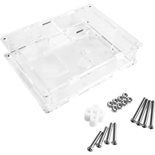 Transparent Acrylic Case Shell Box For LCR-T4 ESR Transistor Tester Capacitance 62KC