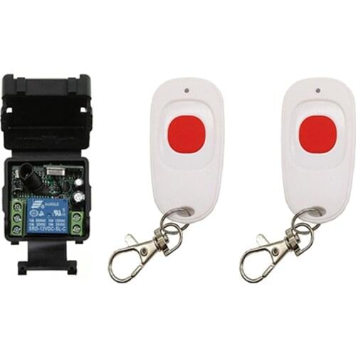 DC 12V 24 1CH Radio Controller RF Wireless Relay Remote Control Switch 433 MHZ Transmitter+ Receiver garage door opener