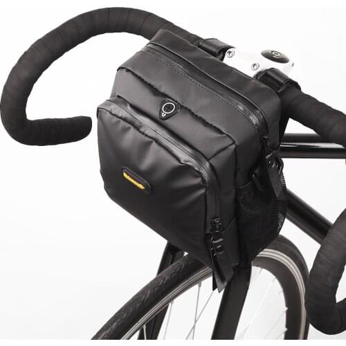 Rhinowalk Bicycle Bag Waterproof MTB Bike Front Frame Tube Folding Bike phone cycling bag bike accessories Electric Bike Bag