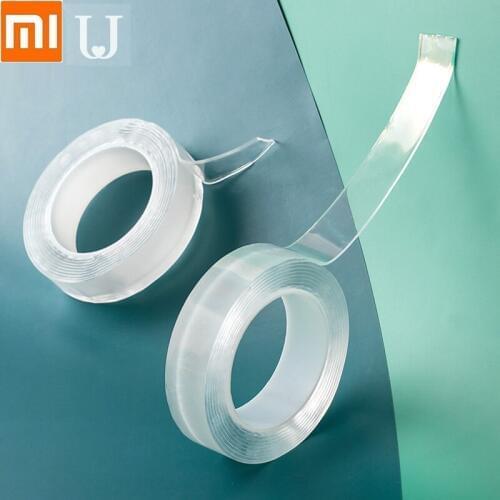 Youpin jordanjudy nano non-marking magic glue Transparent Velcro Double-sided stickers Universal anti-slip patch Fixed sticky