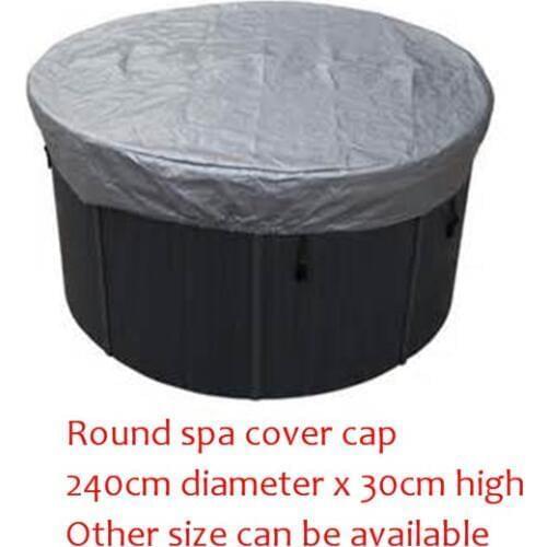 240cm diameter x 30cm high ROUND spa hot tub cover cap bag Other Size can be available