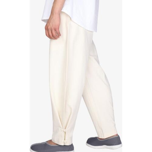 Unisex 5color cotton Summer&Spring zen shaolin monk bloomers buddhist lay meditation trousers tai chi Kung Fu martial arts pants