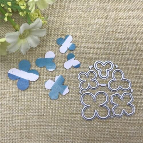 5pcs flower decoration Metal Cutting Dies Stencil Scrapbooking Photo Album Card Paper Embossing Craft DIY
