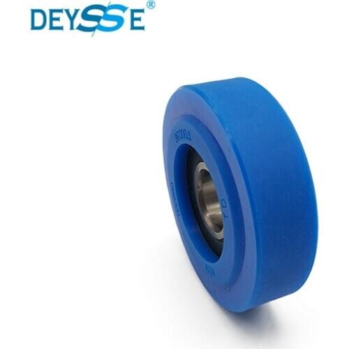 Deysse China Supplier 75*23.5mm 6204 Blue Escalator Step Roller