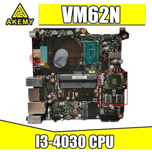 For ASUS VM62N REV.1.02 Desktop Motherboard I3-4030 Mini ITX CPU DDR3 PC All-in-one Mainboard