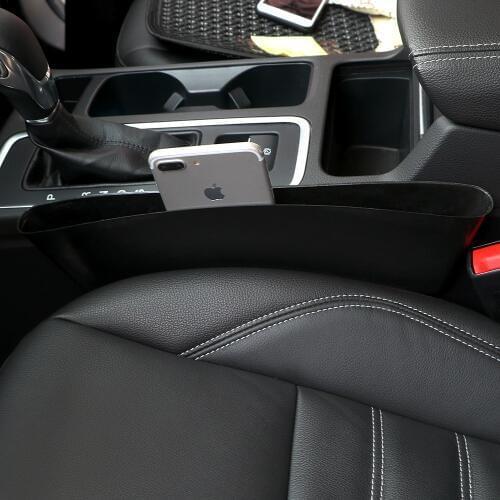 FORAUTO 1PCS Auto Car Seat Gap Pocket Storage Box Organizer Key Cigarette Wallet Stowing Tidying Leak-Proof Car Accessories
