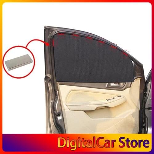 Magnetic Car Sun Shade UV Protection Car Curtain Car Window Sunshade Side Window Mesh Sun Visor Summer Protection Window Film